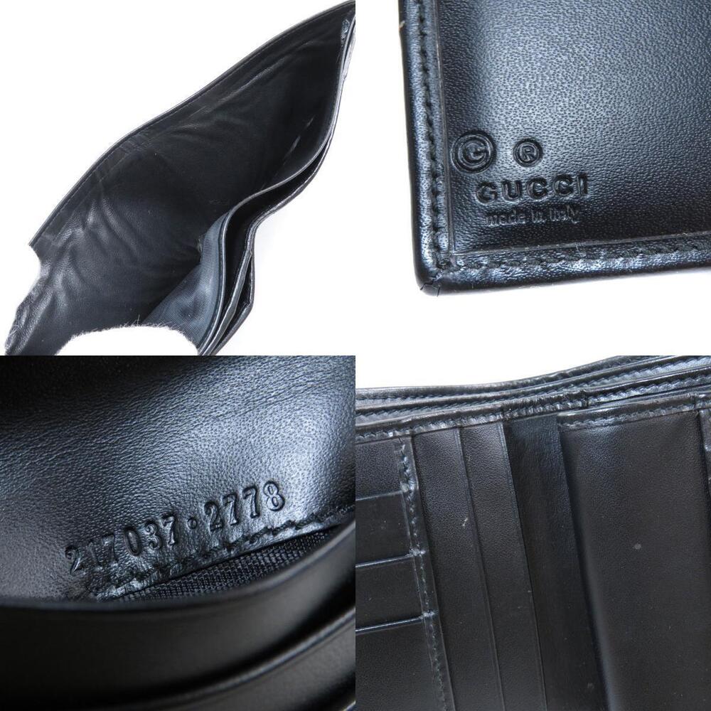 Gucci Wallet fold motif bi calfskin - Picture 6 of 6